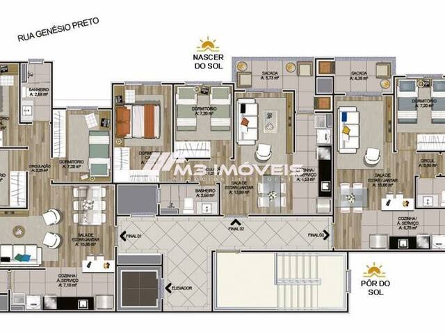 #AP1144 - Apartamento para Venda em Caxias do Sul - RS - 3