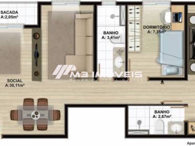 Apartamento para Venda em Caxias do Sul - 3