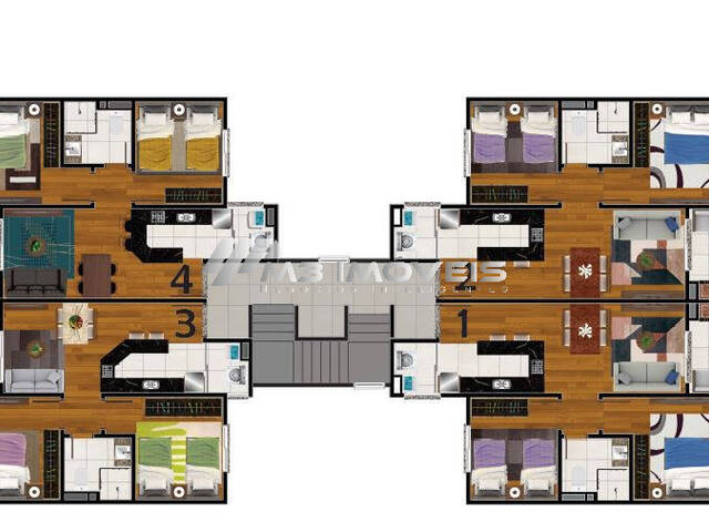 #AP1981 - Apartamento para Venda em Caxias do Sul - RS - 2