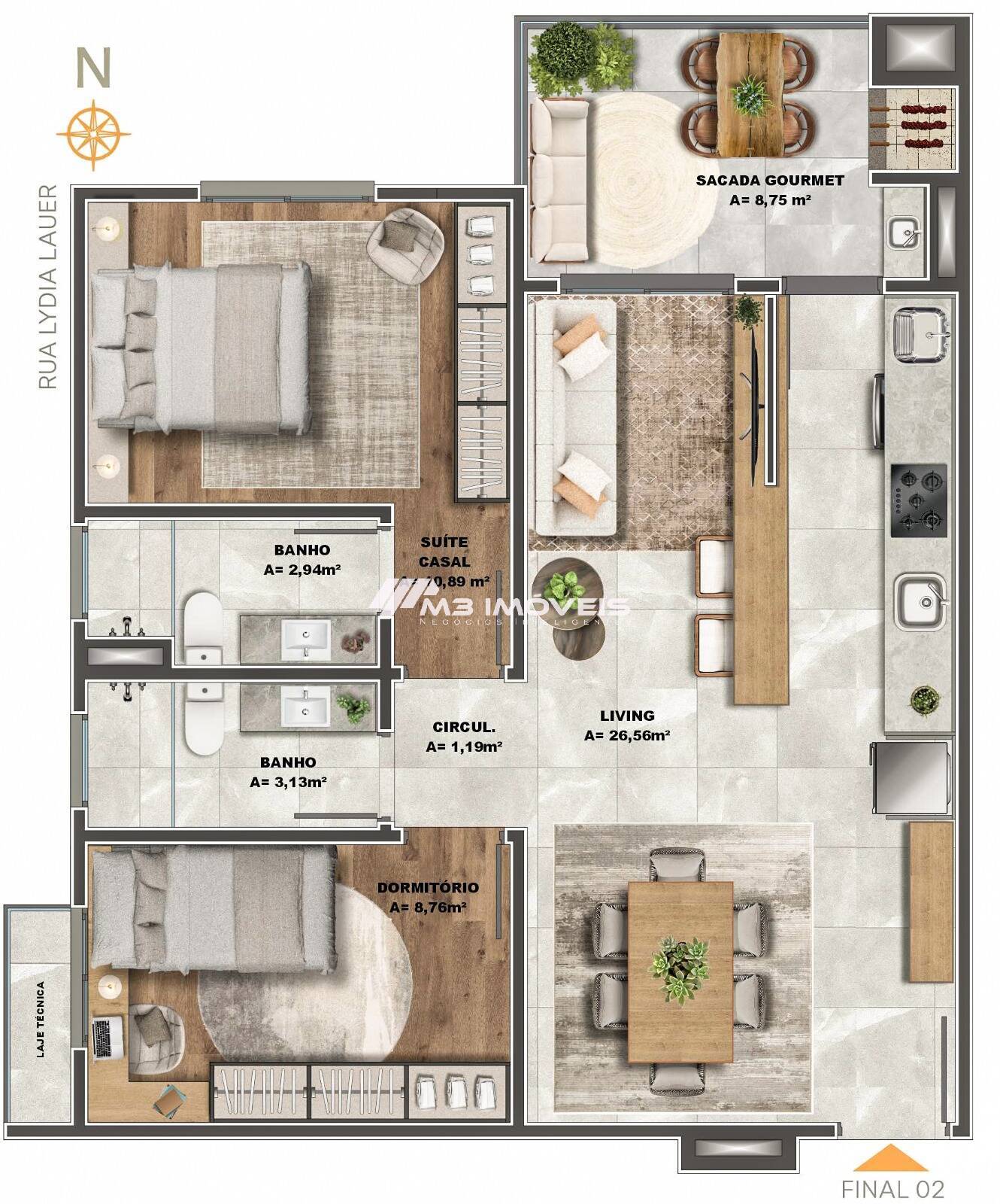 Lançamento Apartamentos de 2 Dormitórios sendo 1 Suíte no Bairro Vila Verde — foto 2
