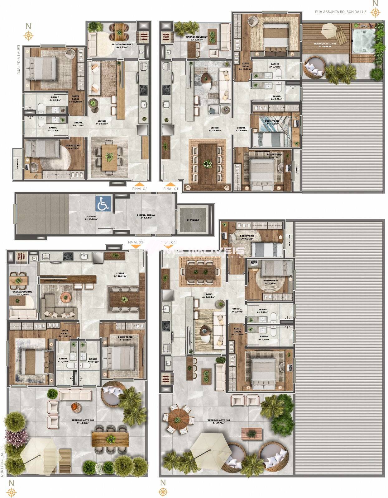 Lançamento Apartamentos de 2 Dormitórios sendo 1 Suíte no Bairro Vila Verde — foto 9